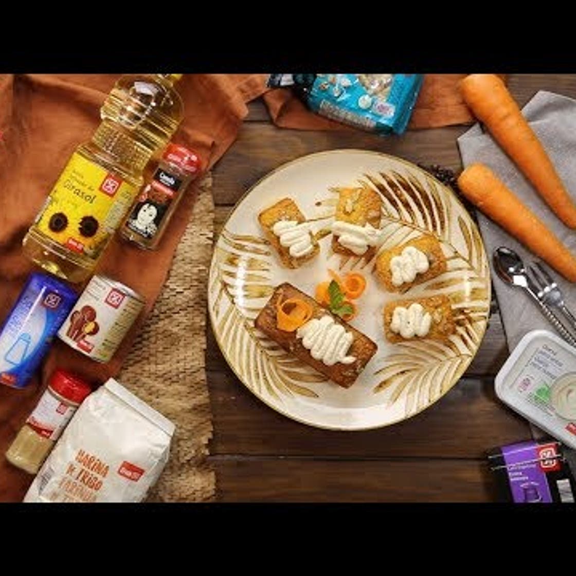 Carrot cake con crema de café