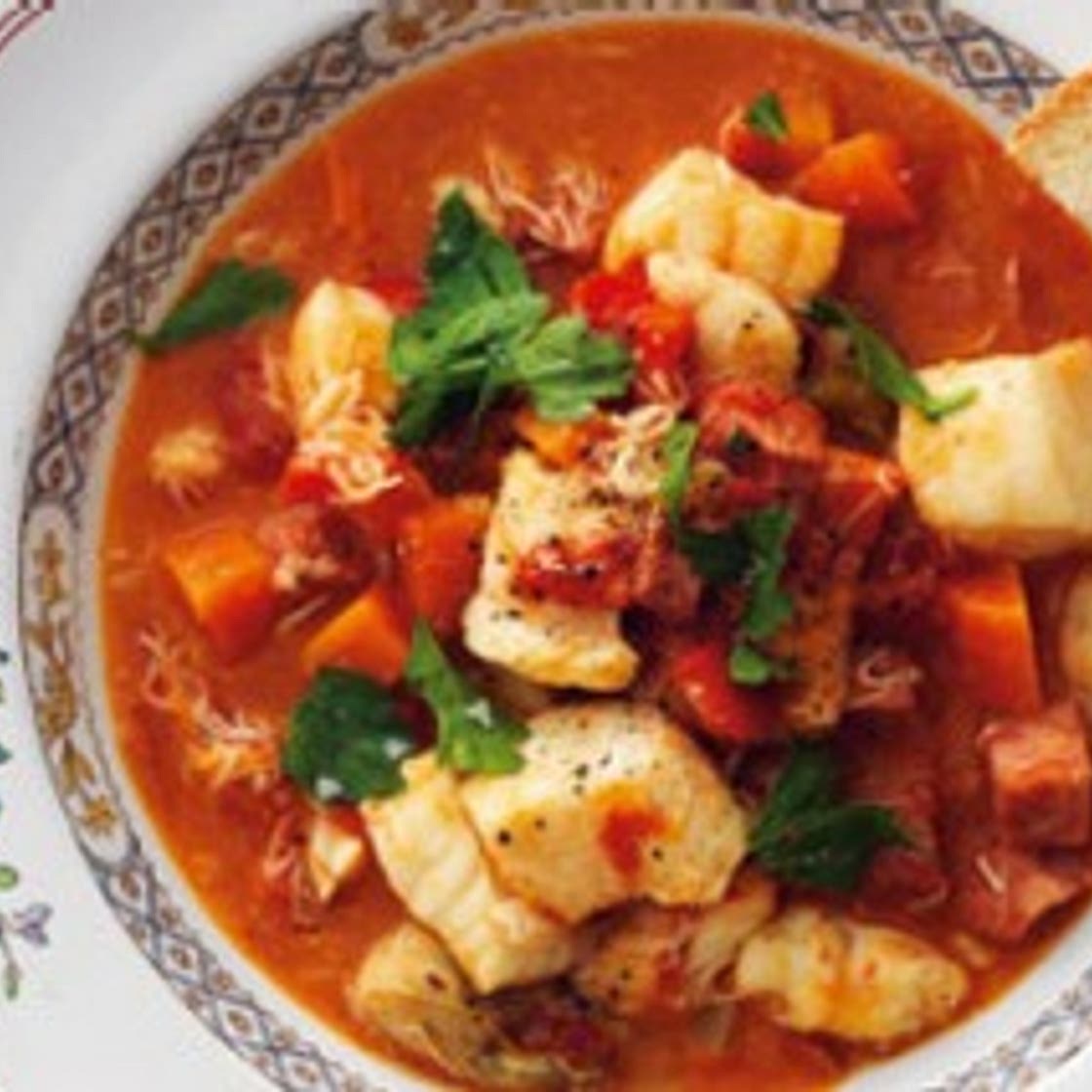 Seafood and sausage gumbo