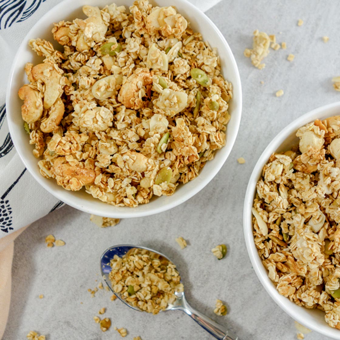 Crunchy Maple Cinnamon Granola