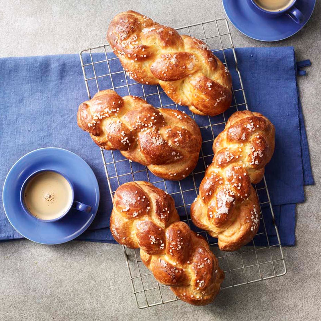 Sophie’s Orange Plaited Brioches