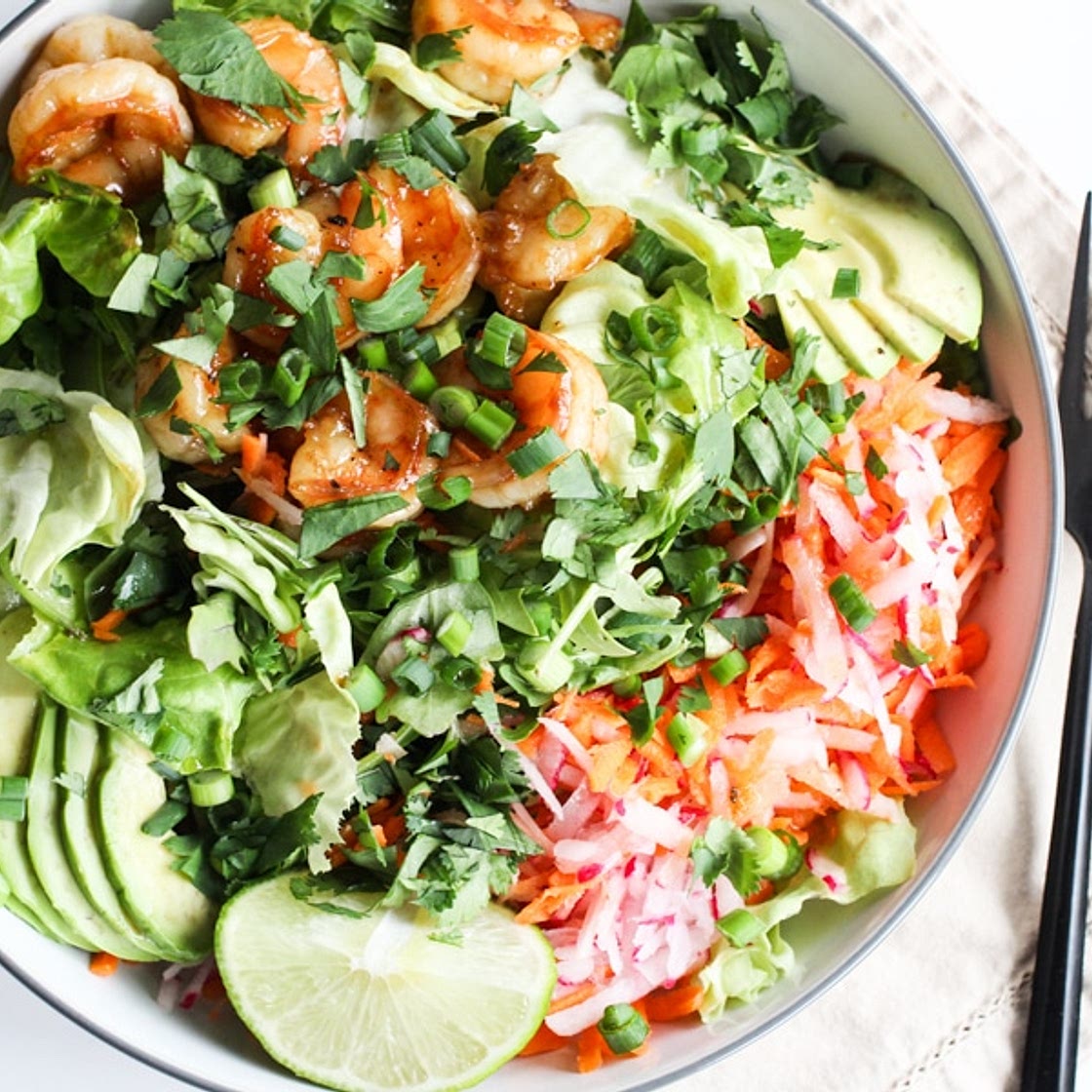 Honey-Ginger Shrimp Bowls (AIP, Paleo)