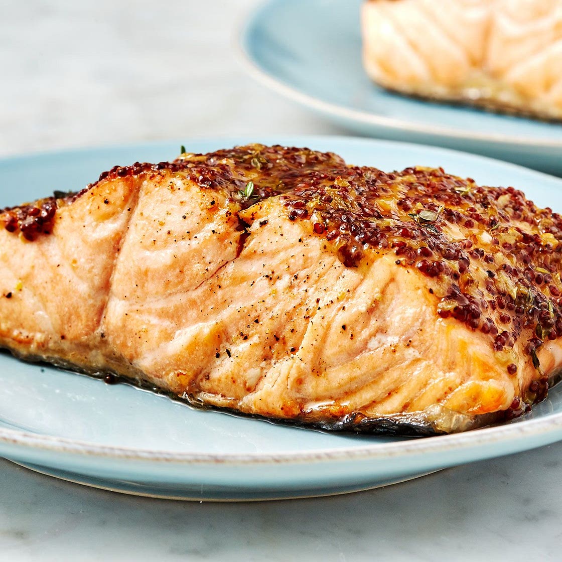 Mustard Air Fryer Salmon