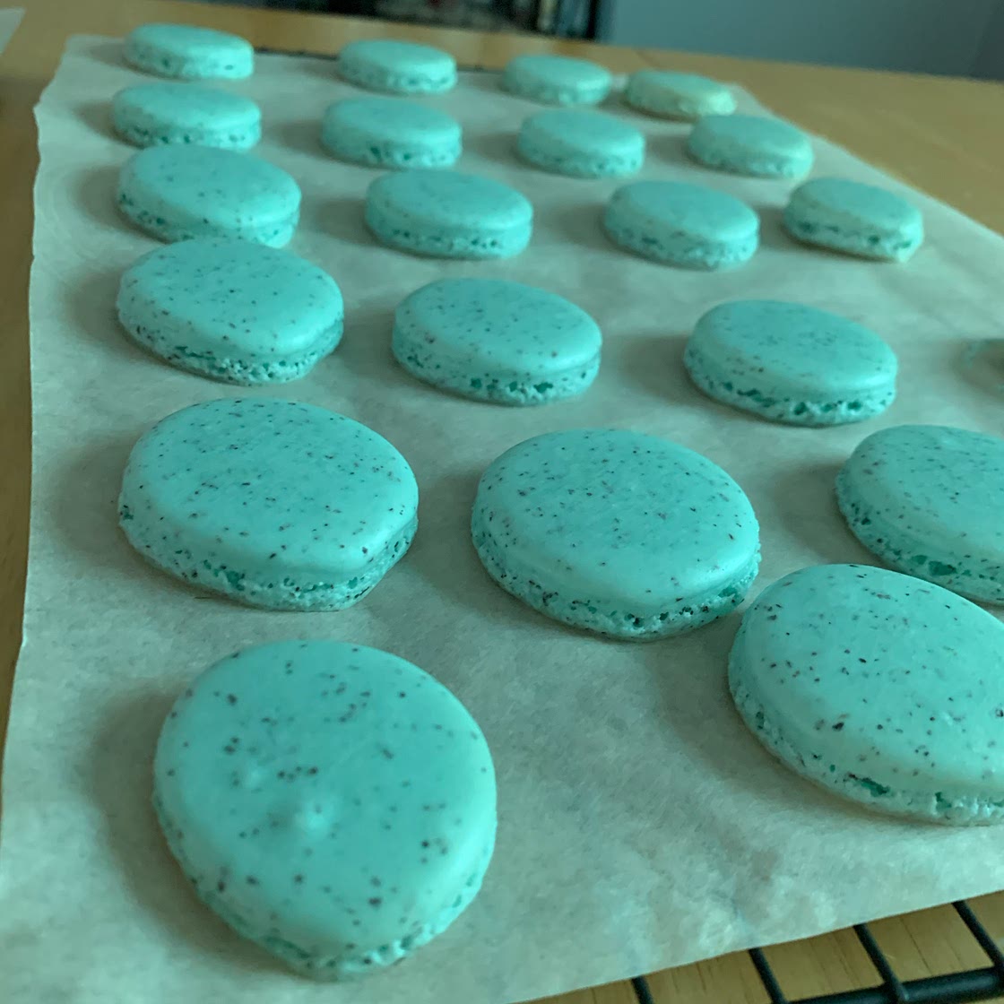 Earl Grey Macarons (shells)