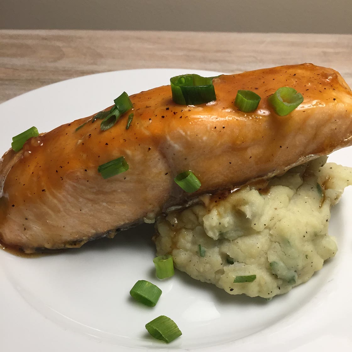 Salmon w/Orange Maple Glaze