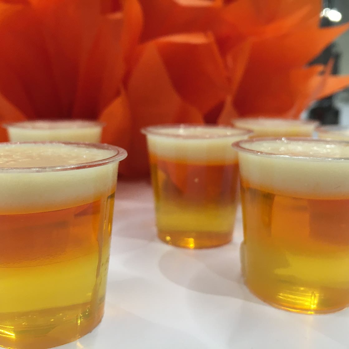 Halloween Candy Corn Jell-O® Shots