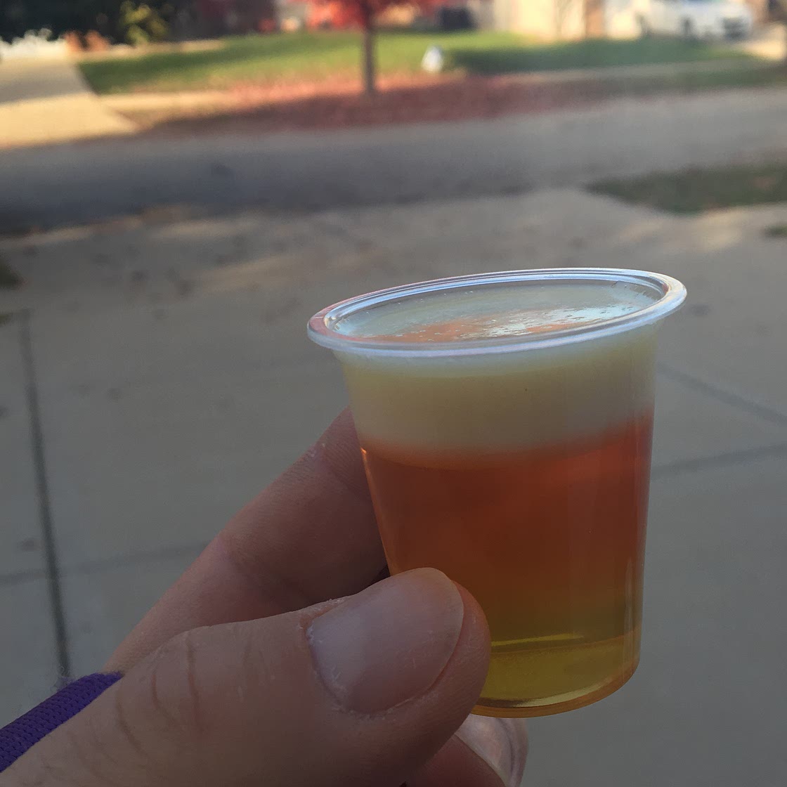 Halloween Candy Corn Jell-O® Shots
