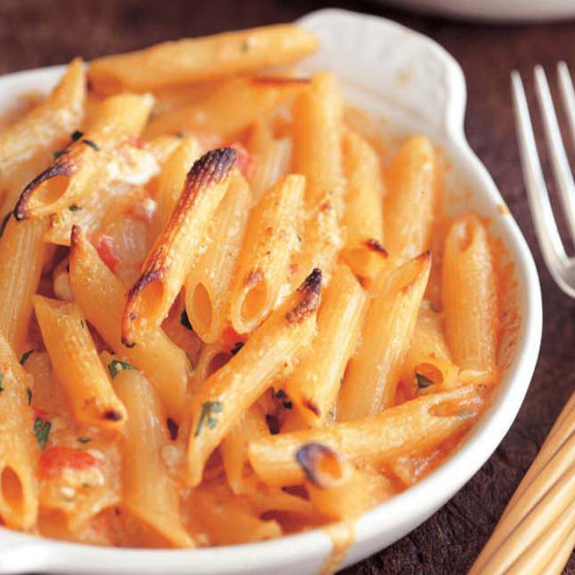 Penne with Five Cheeses