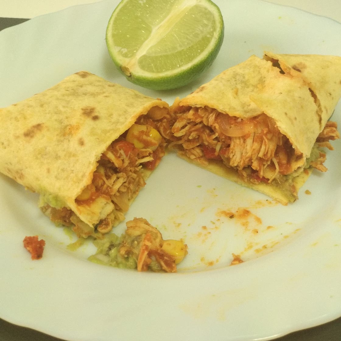 Chicken burritos