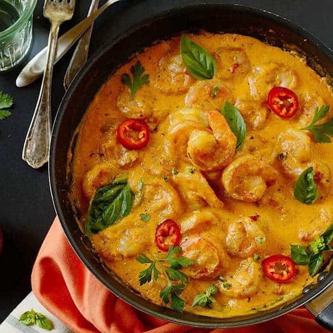 BEST Shrimp in Coconut Sauce