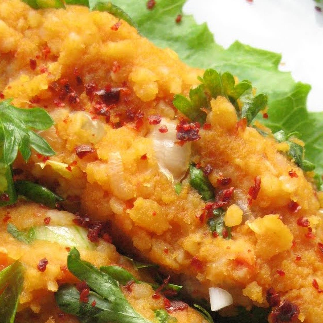 Red Lentil Kofte / Mercimek Köftesi