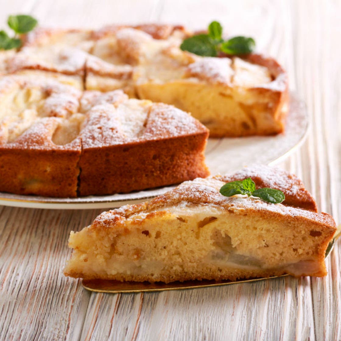 Pastel de avena con manzana y canela económico, ¡sin horno!