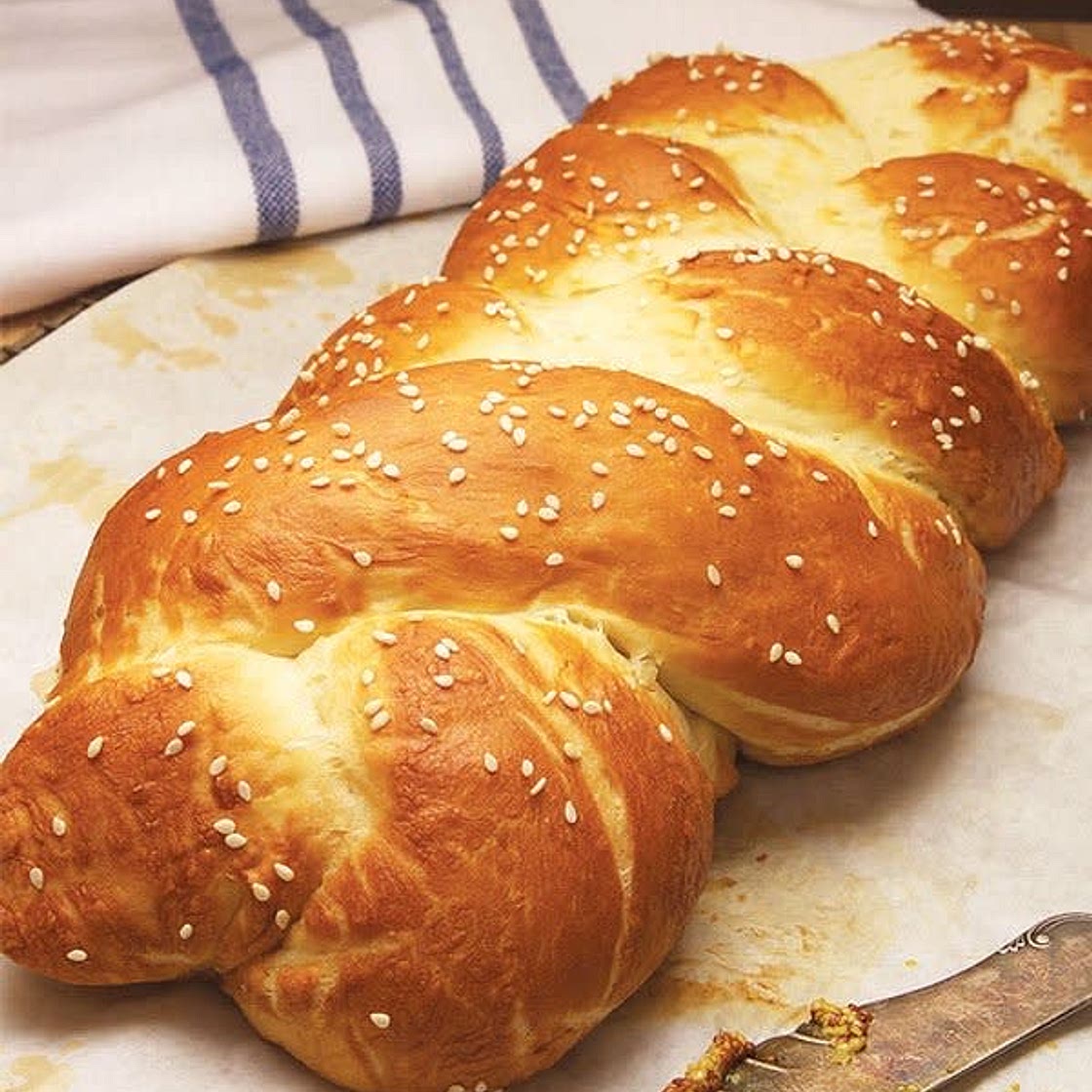 Mayim Bialik's Pretzel Challah Bread