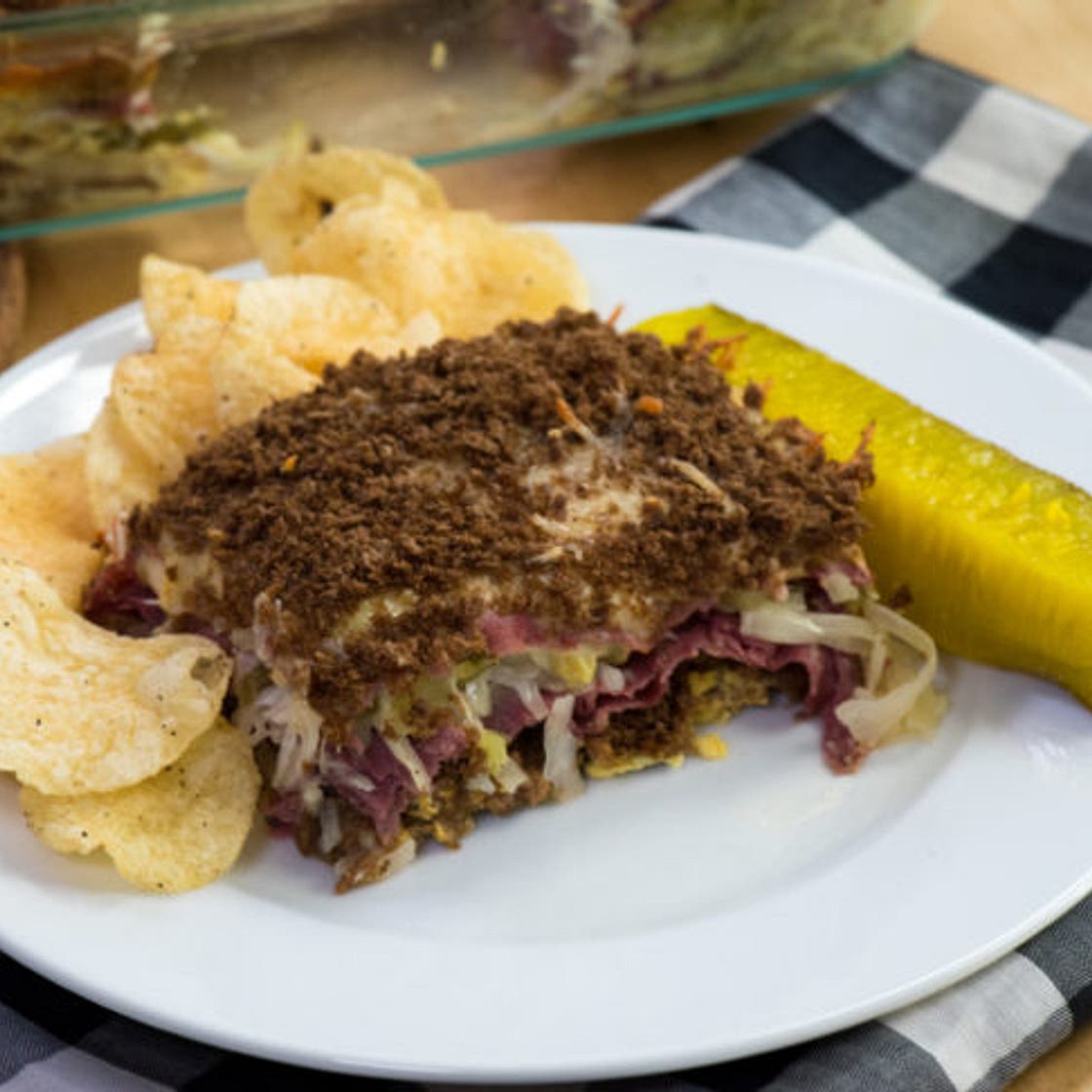 Oven-Baked Reuben Casserole | 12 Tomatoes