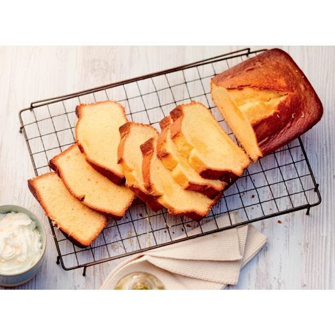 Lemon & Olive Oil Cake with Mascarpone Whipped Cream