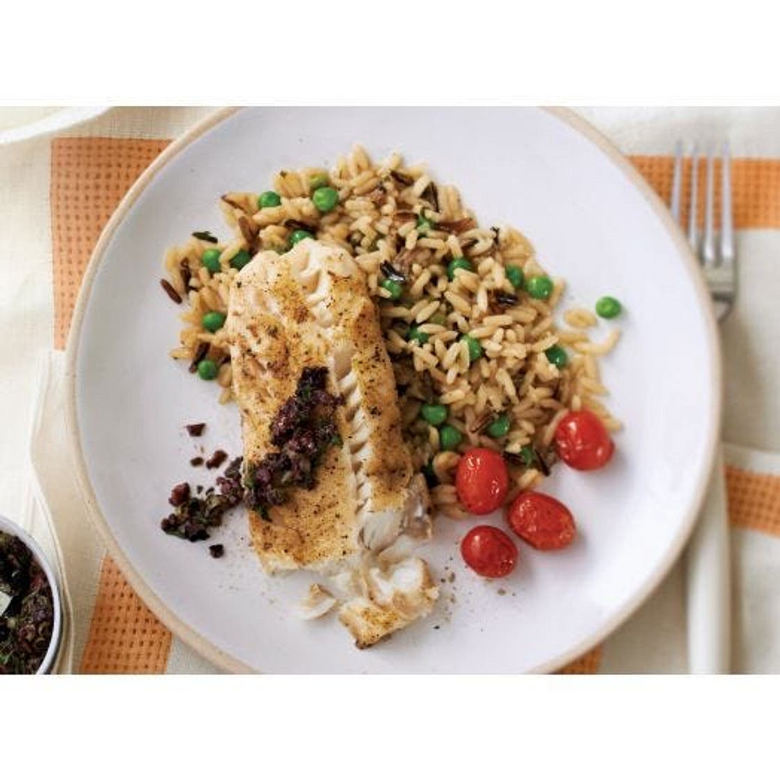 Mojo Cod With Rice Pilaf
