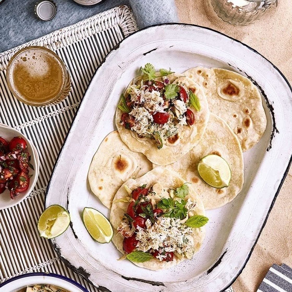 Crab tacos