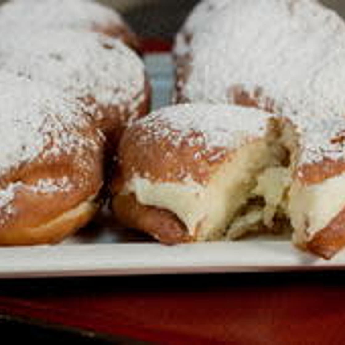 Bavarian Cream Filled Donuts