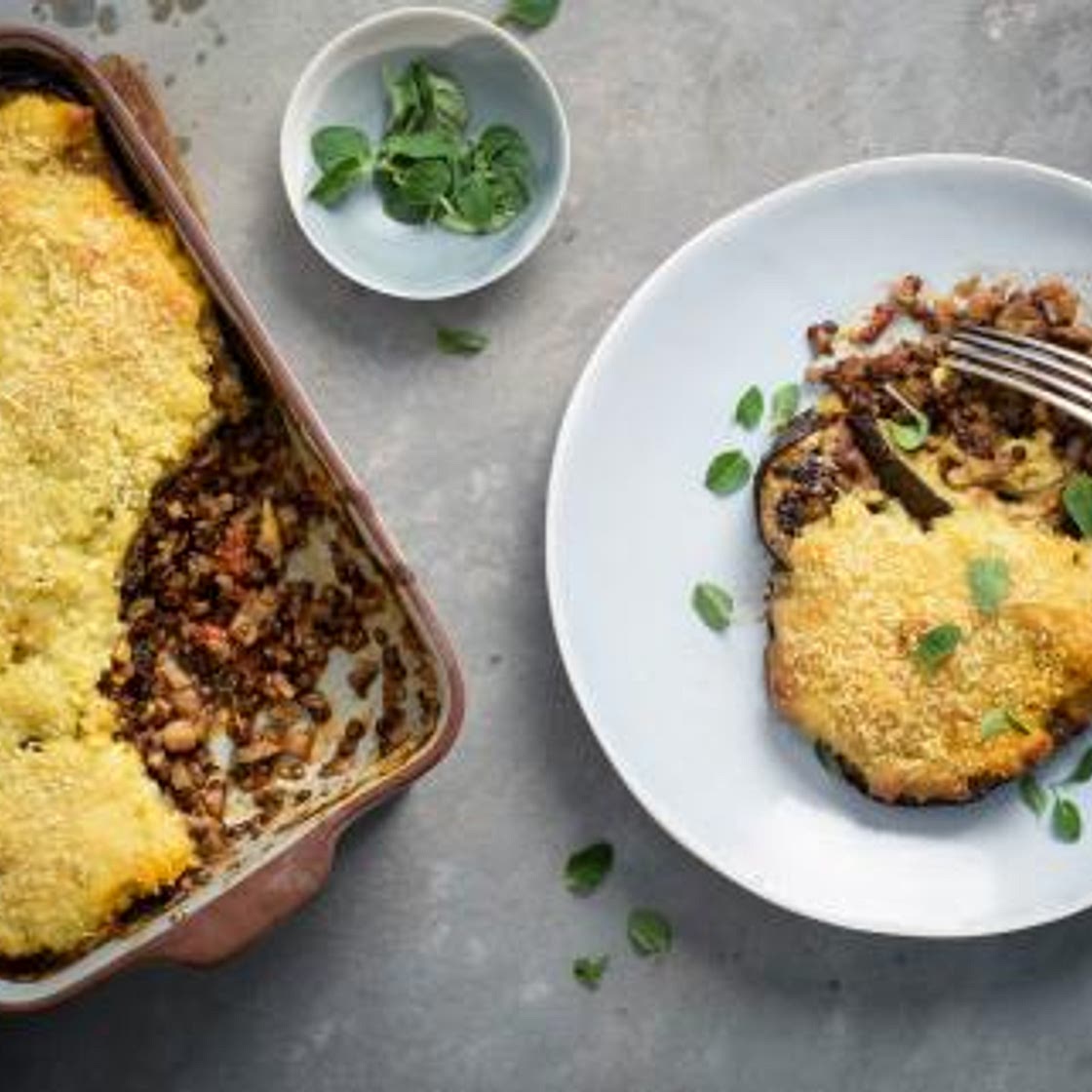 Vegi Linsen-Moussaka