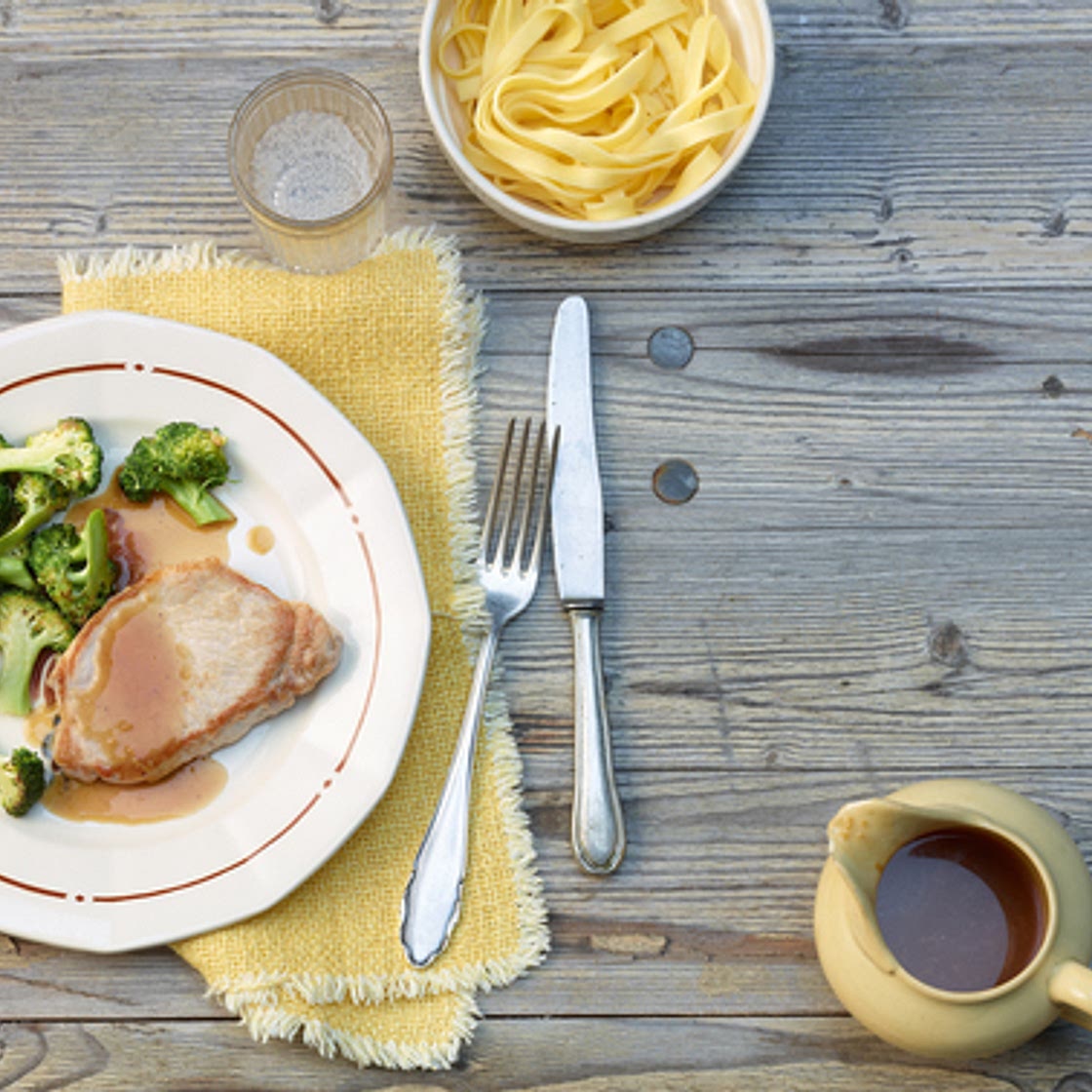 Schweinsplätzli mit Zitronensauce