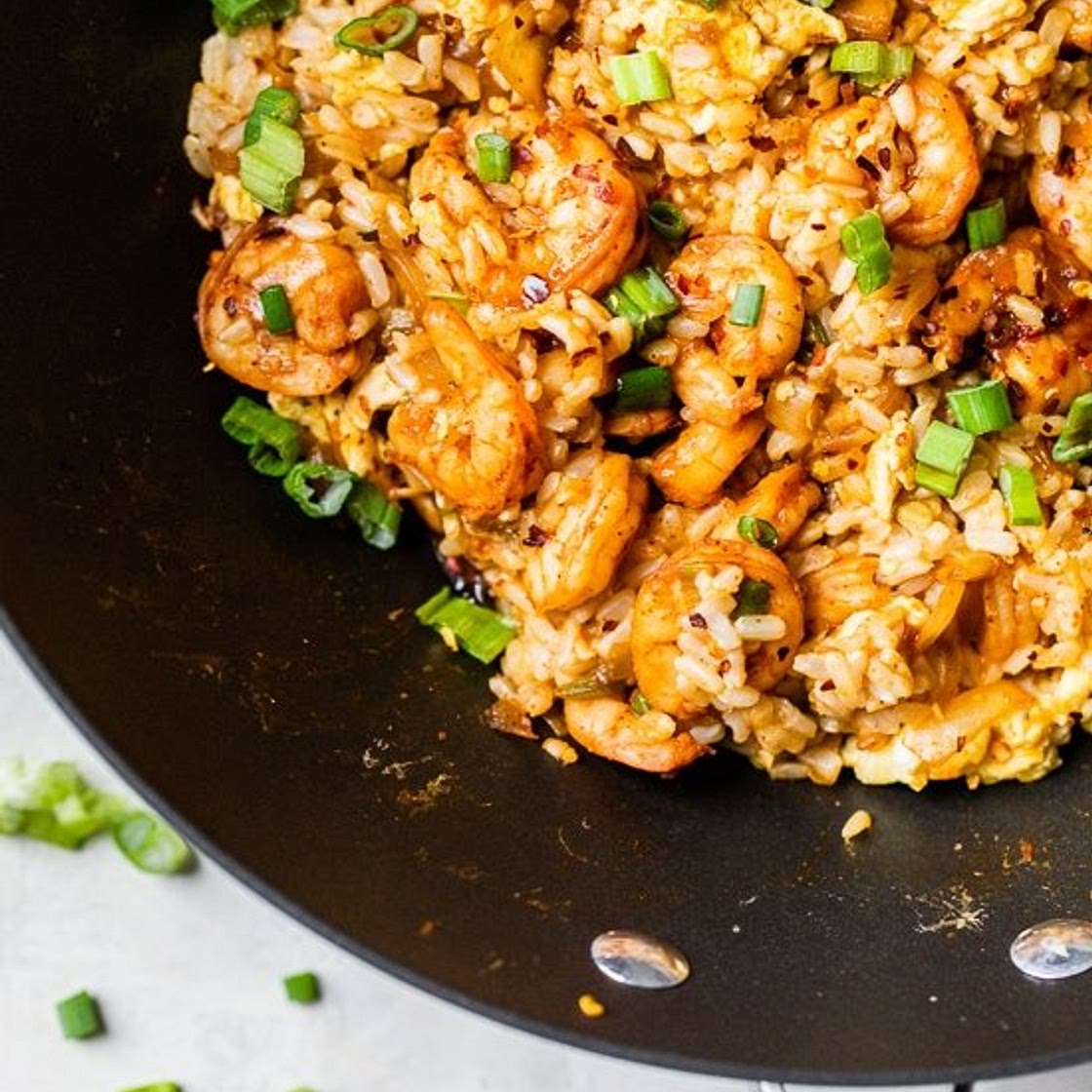 Spicy Shrimp Fried Rice