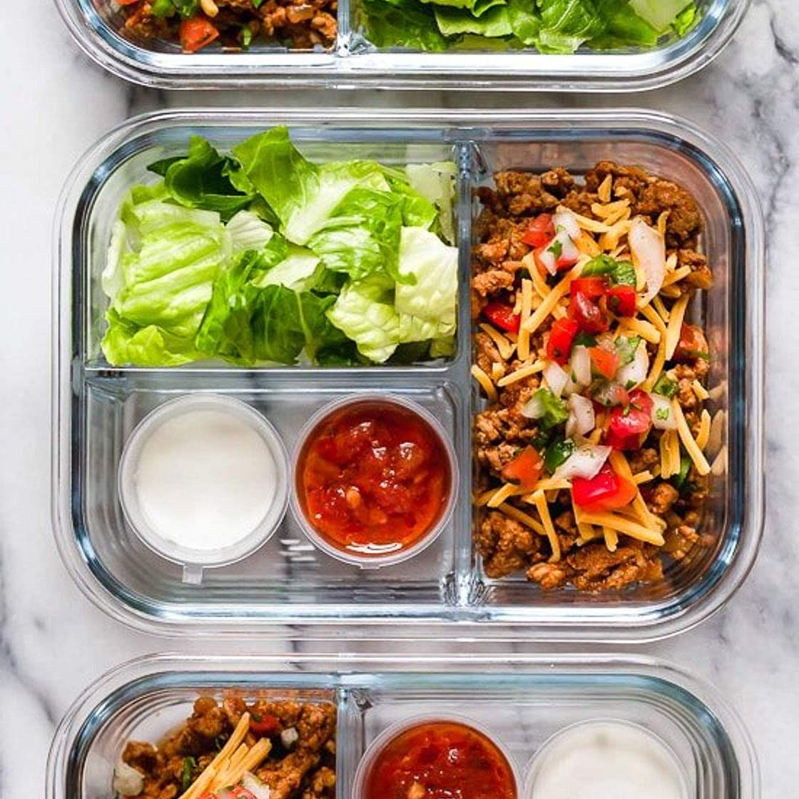 Meal Prep Taco Salad