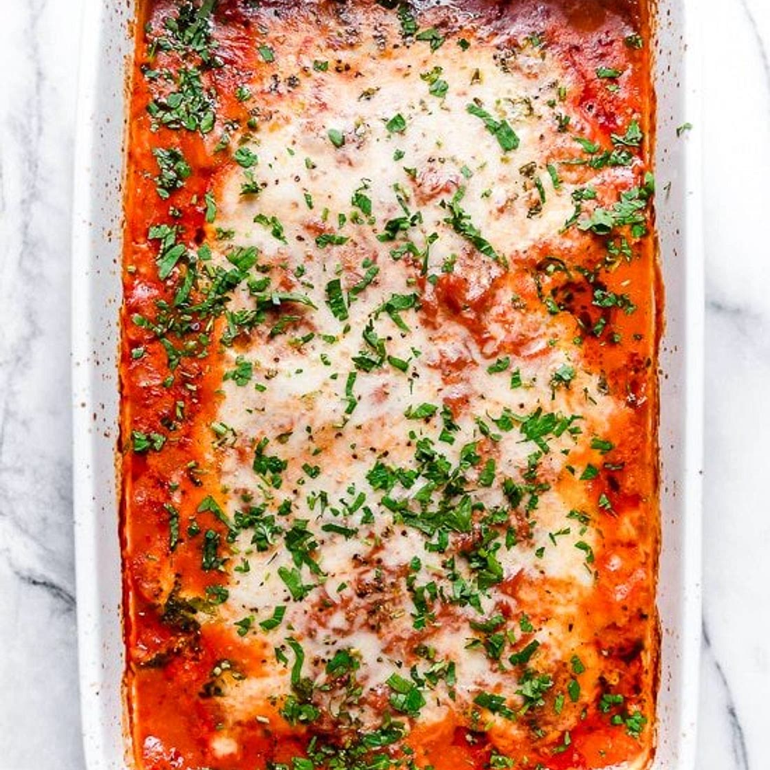 Lighter Eggplant Parmesan