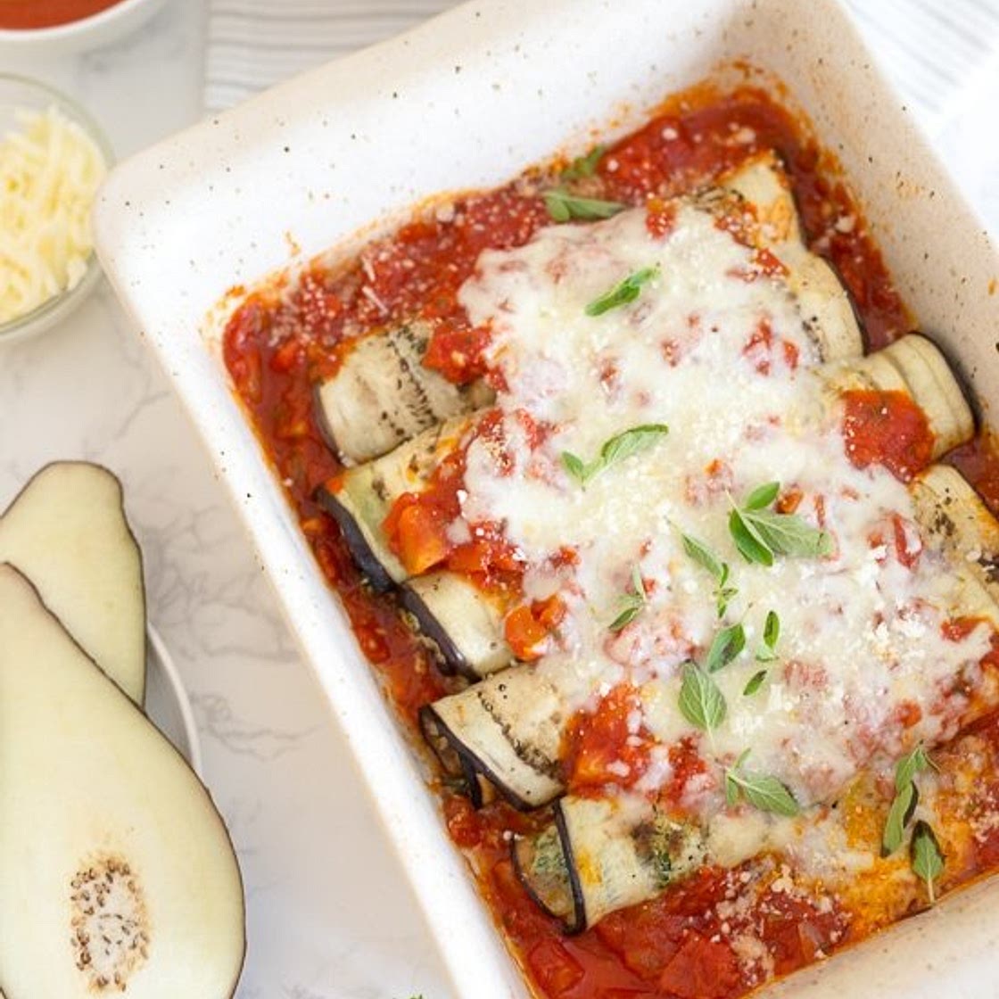 Best Skinny Eggplant Rollatini with Spinach