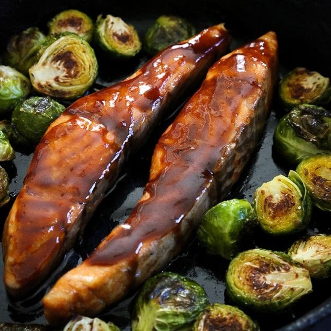 Maple Soy Glazed Salmon