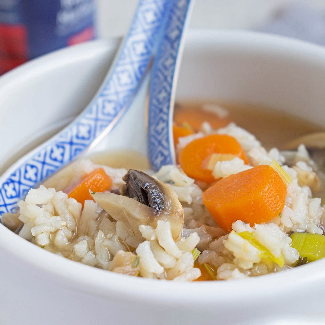 Chinesische Reissuppe