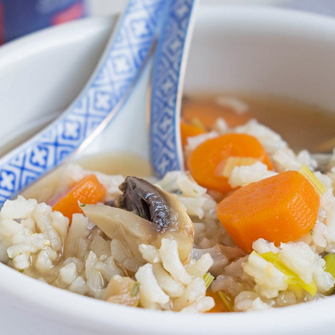 Chinesische Reissuppe