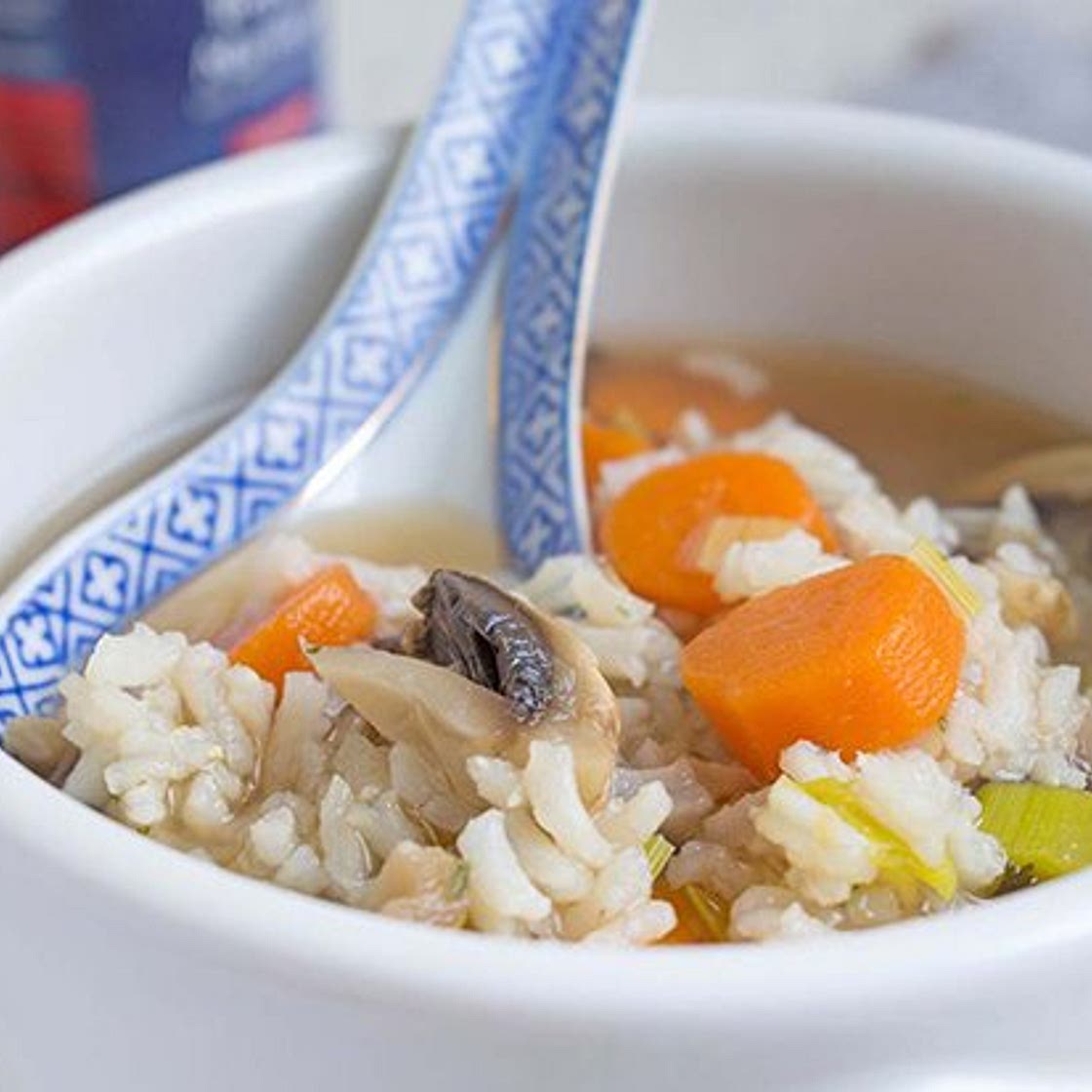 Chinesische Reissuppe