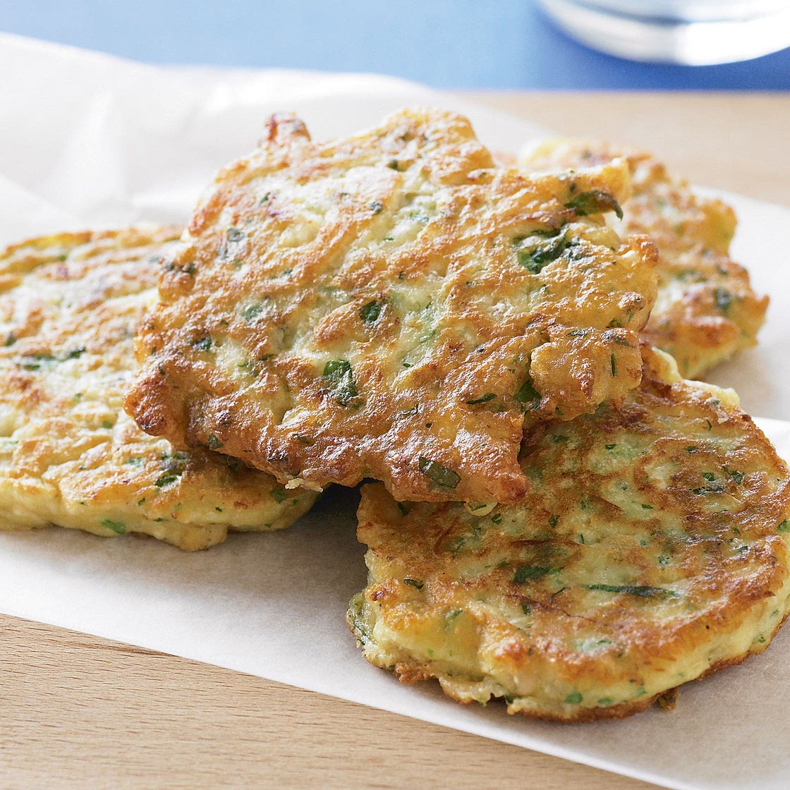 Chicken and chickpea fritters