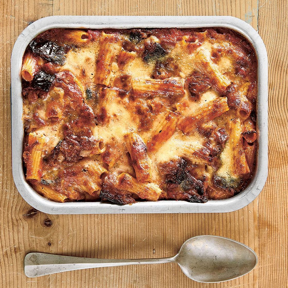 Baked pasta alla parmigiana