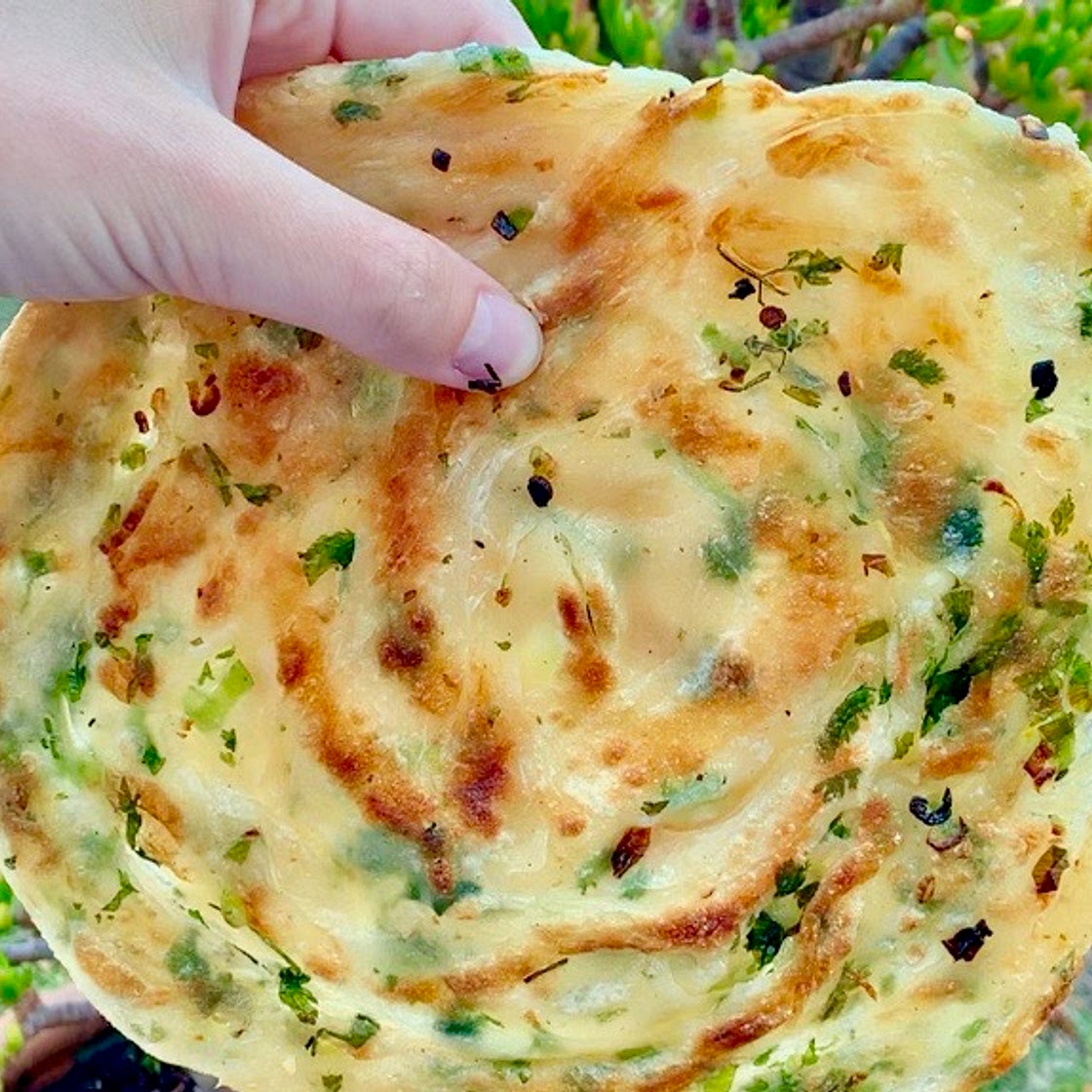 Flaky Scallion Pancakes