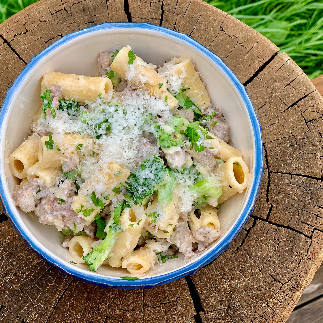 Rigatoni with Broccoli and Sausage