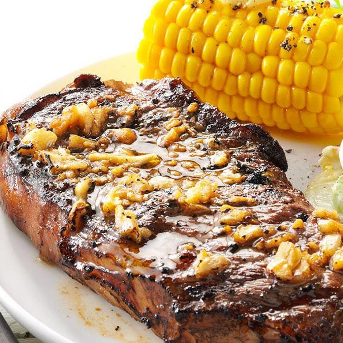 Garlic Grilled Steaks