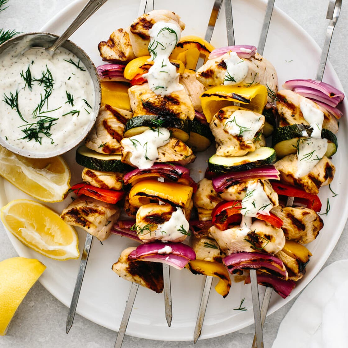 Greek Chicken Kabobs
