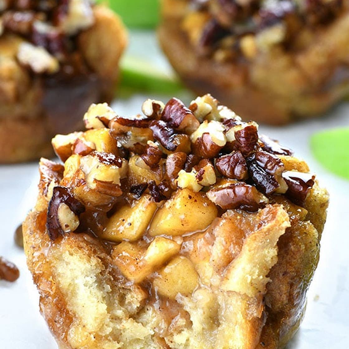 Apple Pecan French Toast Cups