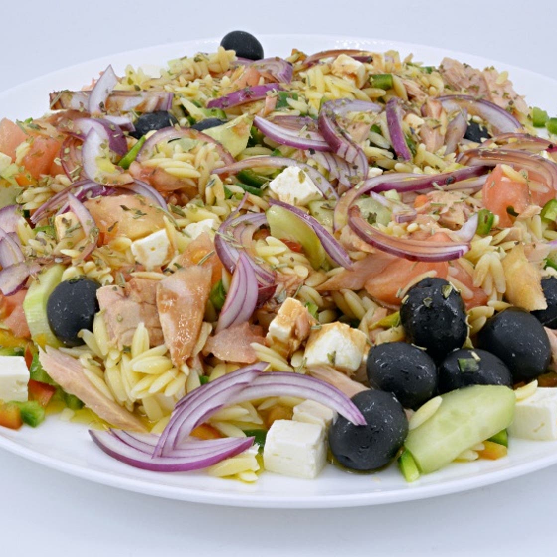 Ensalada griega muy fácil y fresca