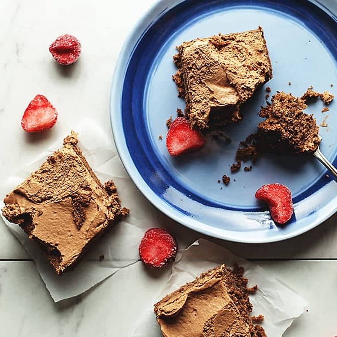 Keto Chocolate Cake with Whipped Cream Icing