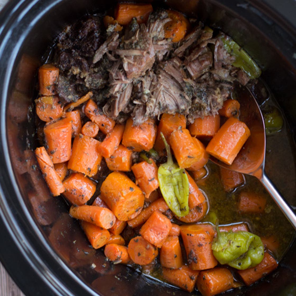 Homemade Mississippi Roast in the Slow Cooker 