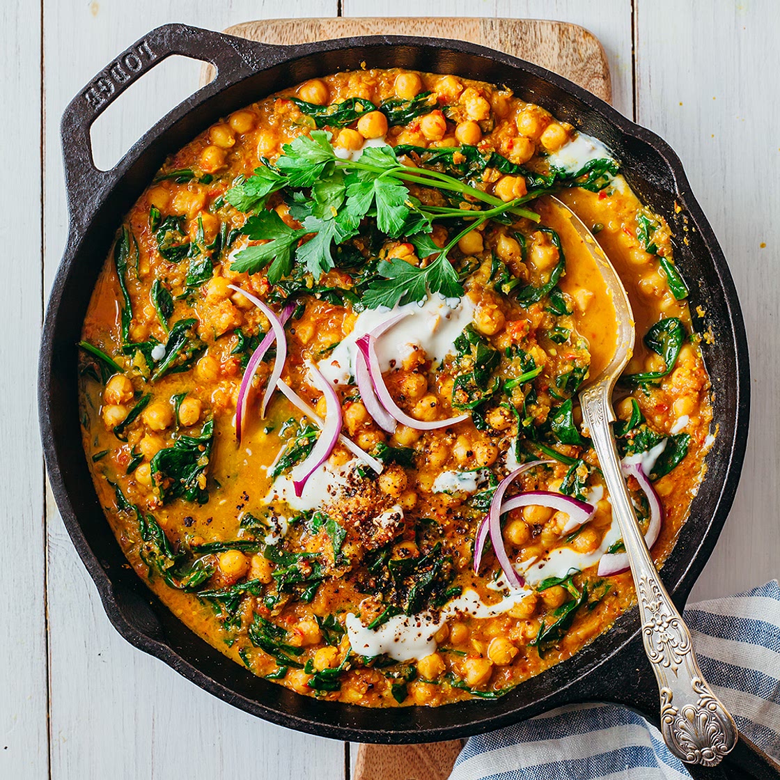 Spinach & Chickpea Curry