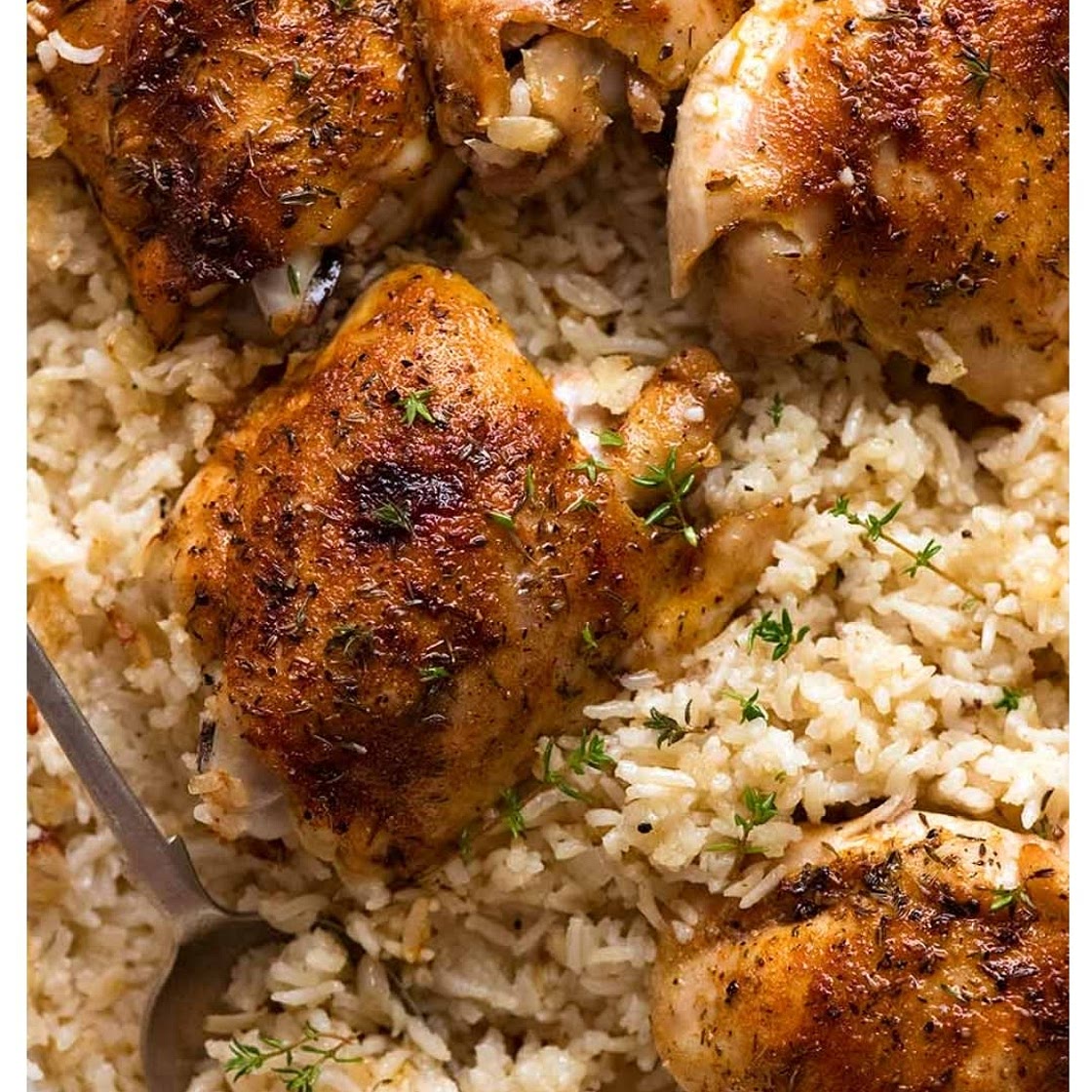 Oven Baked Chicken and Rice