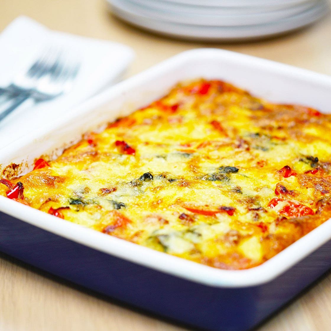 Easy oven-baked frittata recipe