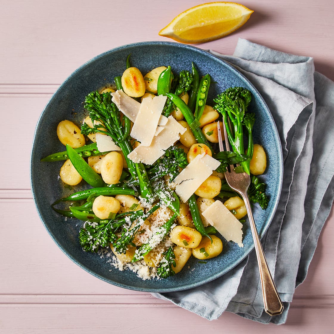 Lemony Green Veg Gnocchi