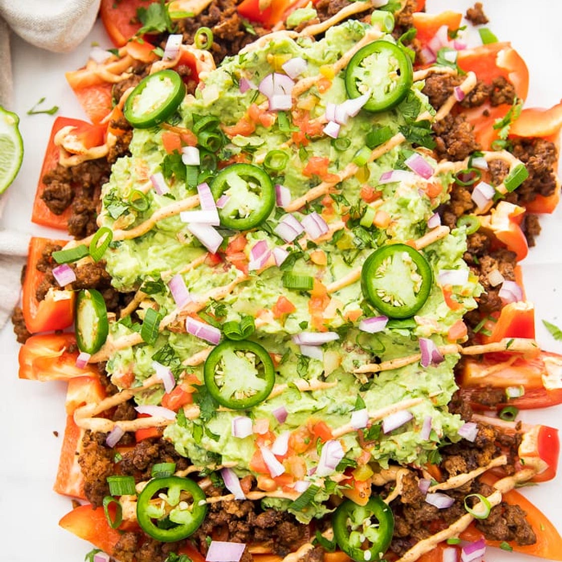 Bell Pepper Nachos (Whole30)