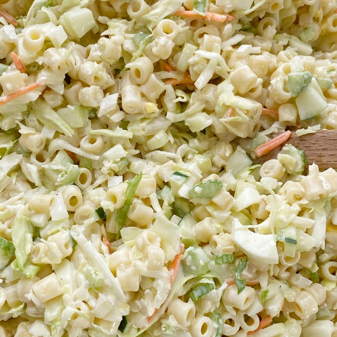 Coleslaw Pasta Salad