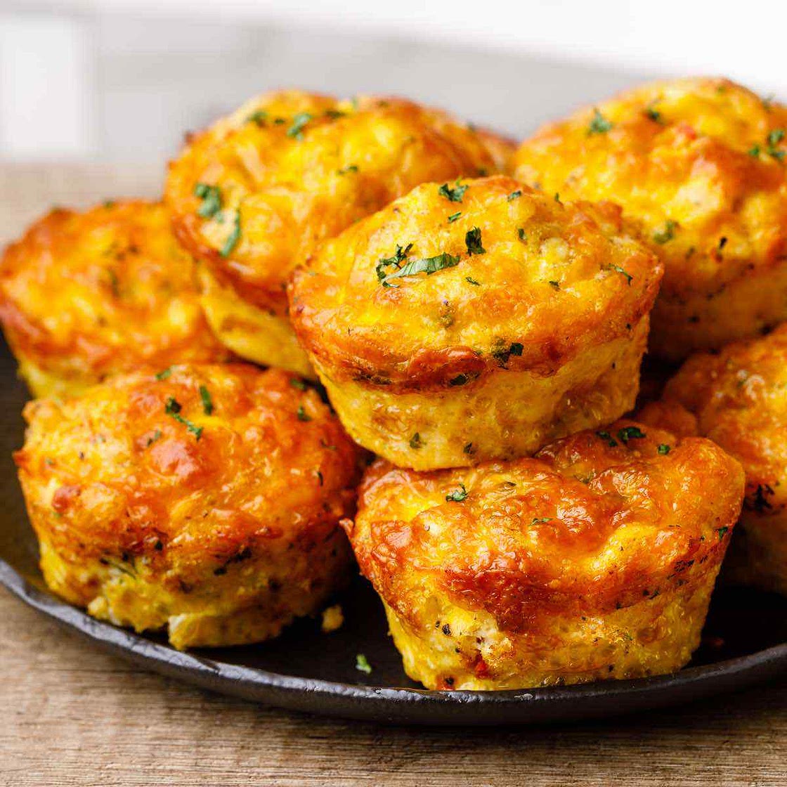 Sausage and Cheese Keto Egg Muffins