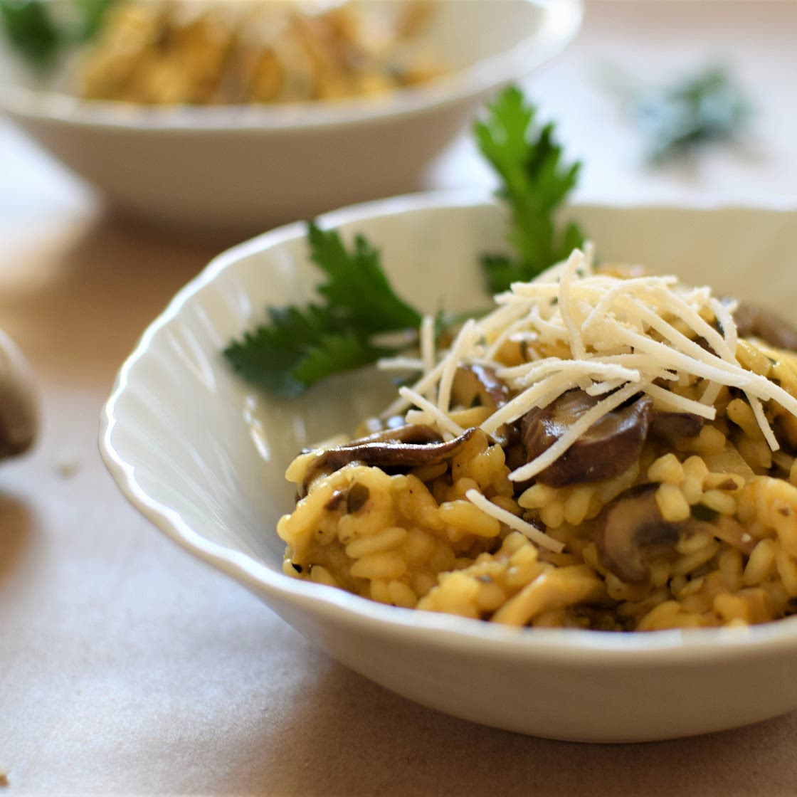 Vegan Mushroom Risotto