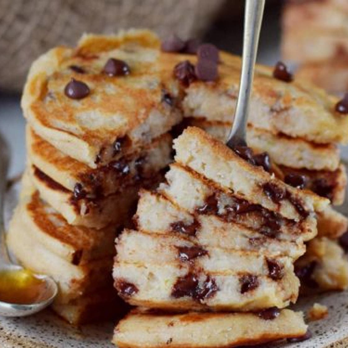Chocolate Chip Pancakes (Vegan)